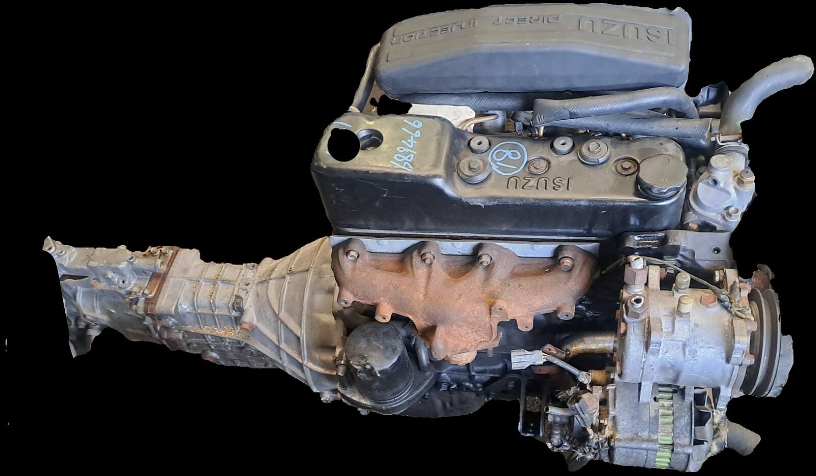 ISUZU 4JB1 NON TURBO (COMBO) ENGINE AND 2X4 GEARBOX FOR SALE